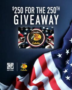 250 For The 250Th Giveaway
