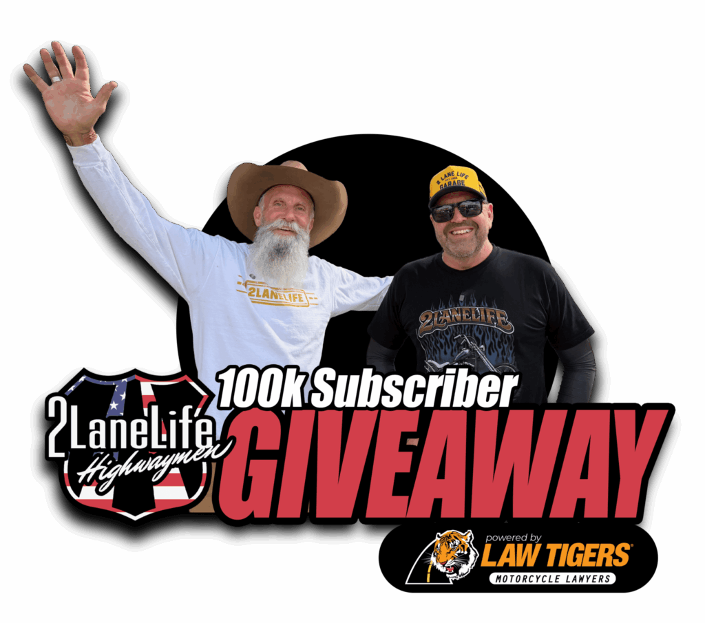 2LaneLife X Law Tigers–California Moto Giveaway (YouTube)