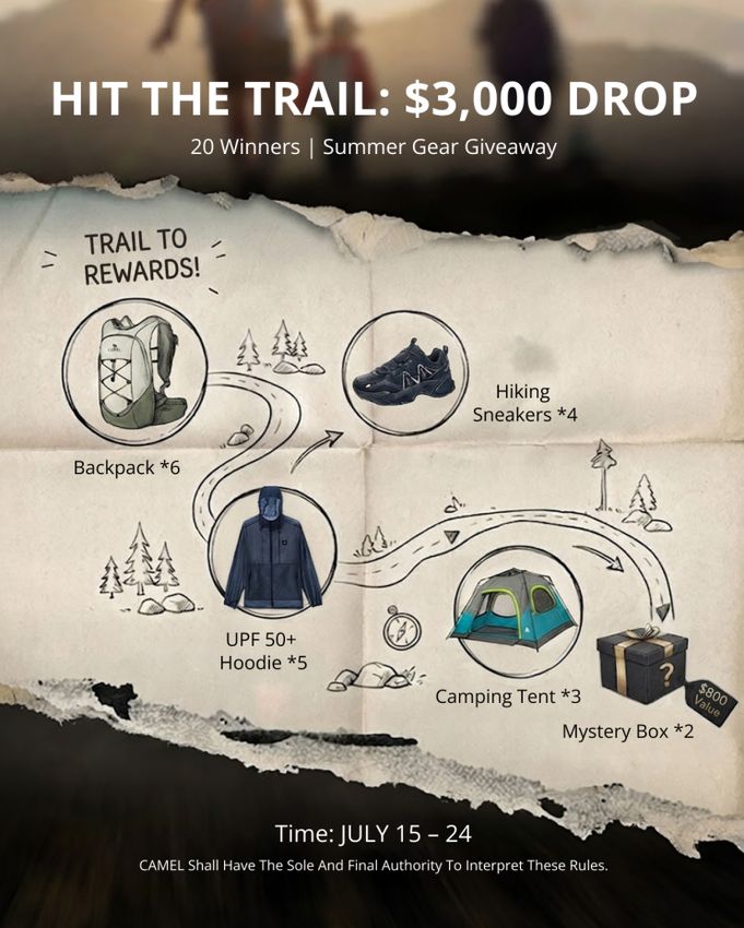 3 000 Summer Adventure Gear Drop