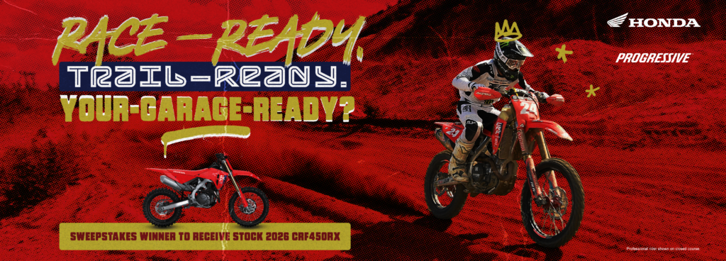 Honda Racing–Honda Ride Red And Win Sweepstakes