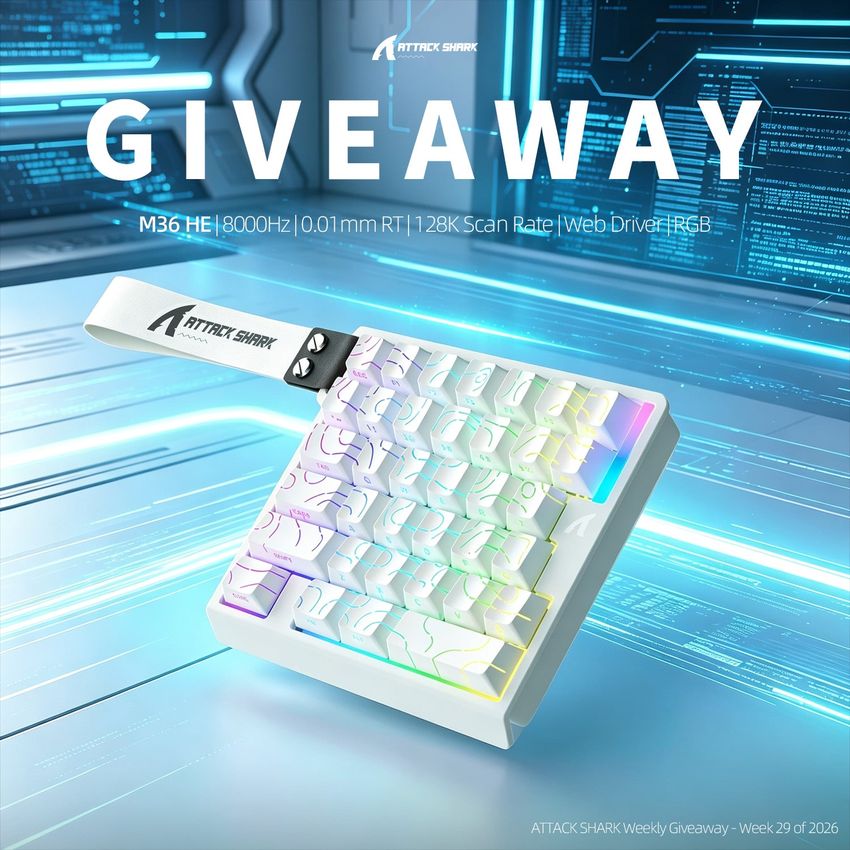 Attack Shark Weekly Giveaway Week 29 Of 2026