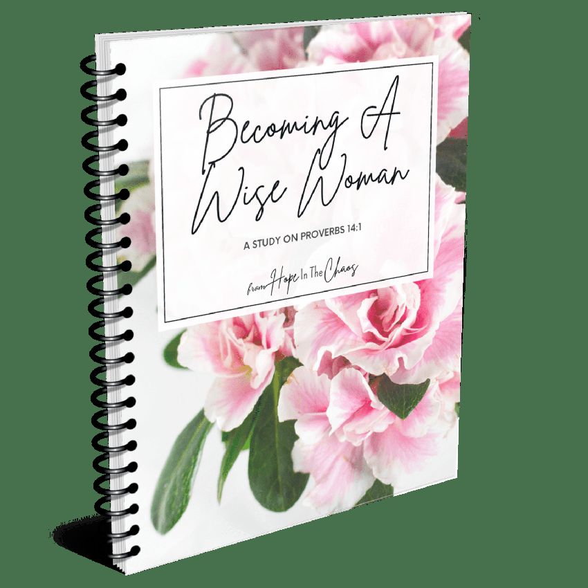 Becoming A Wise Woman Devotional Bible Study Of Proverbs 14