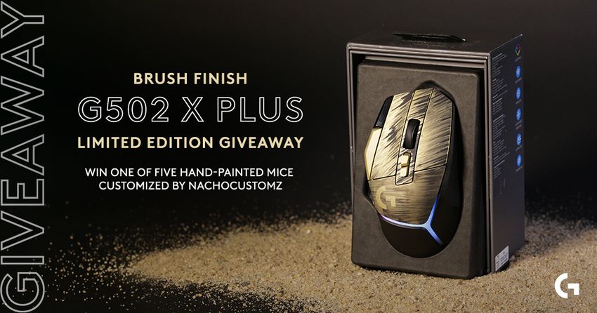 Brush Finish G502 X Plus Limited Edition Giveaway