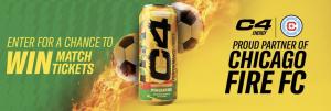 C4 Energy X Chicago Fire Tickets Sweepstakes
