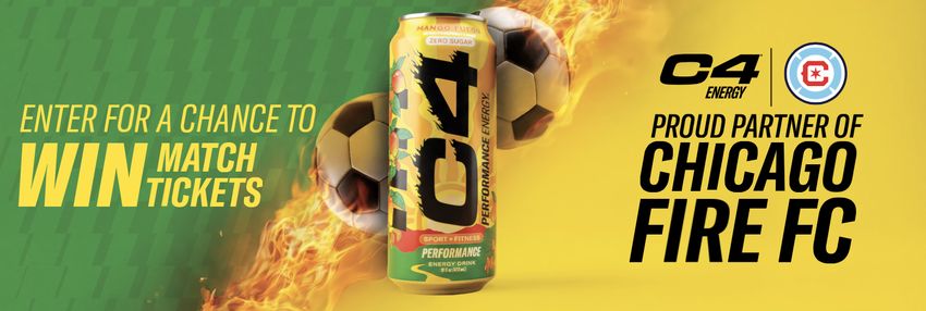 C4 Energy X Chicago Fire Tickets Sweepstakes