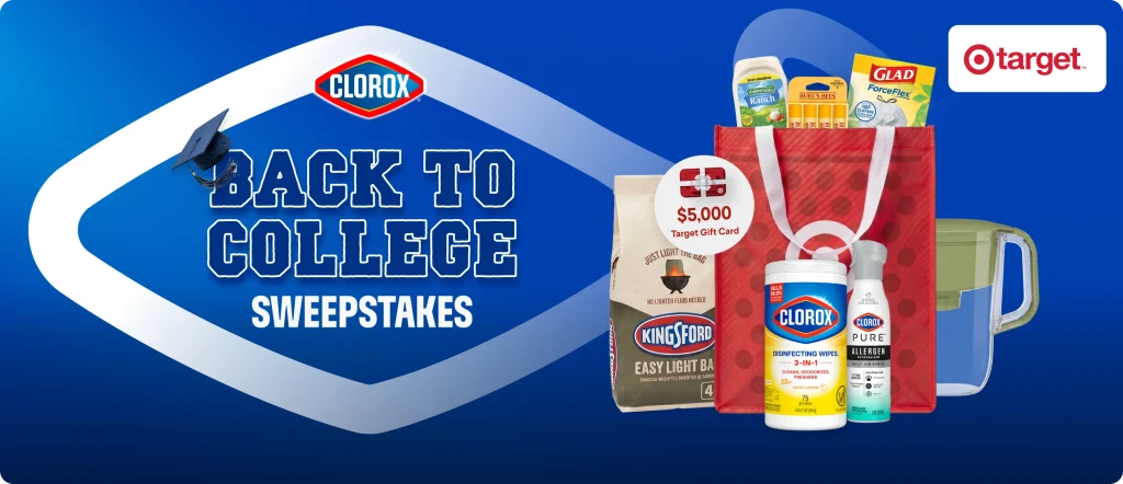 Clorox Back to College Sweepstakes – Win a $5,100 Dorm Prize Pack 2026