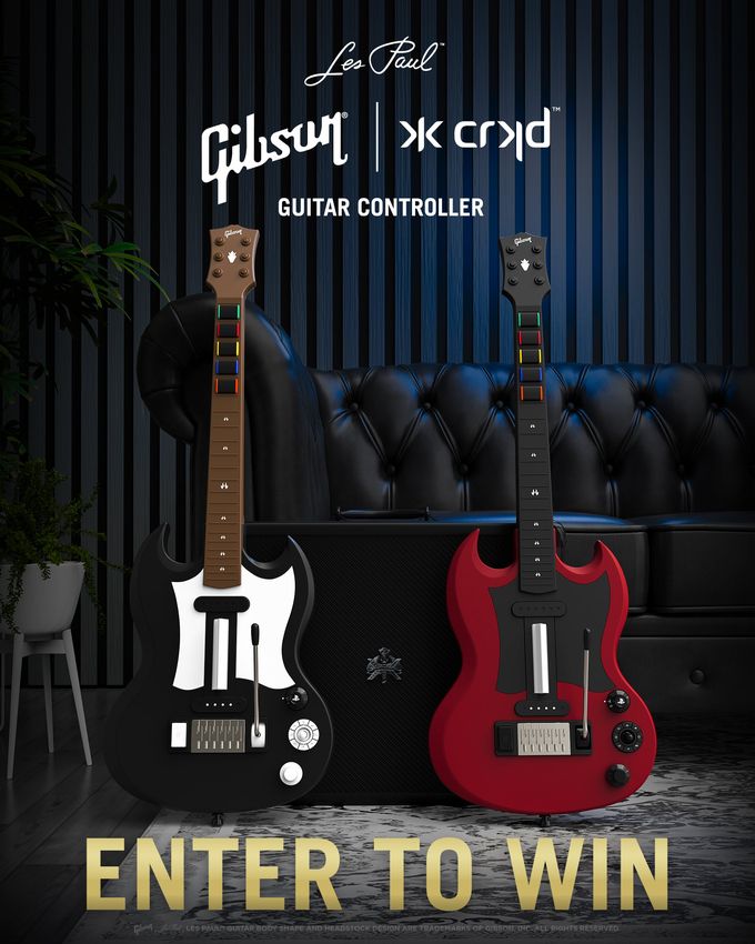 Crkd Gibson Sg Guitar Controller Sweepstakes