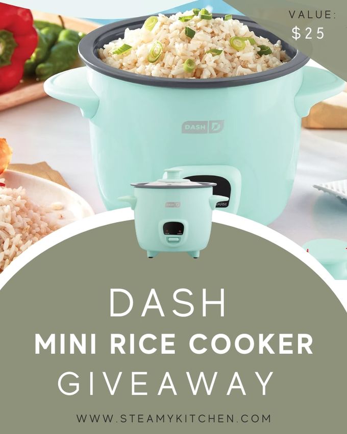 Dash Mini Rice Cooker Giveaway