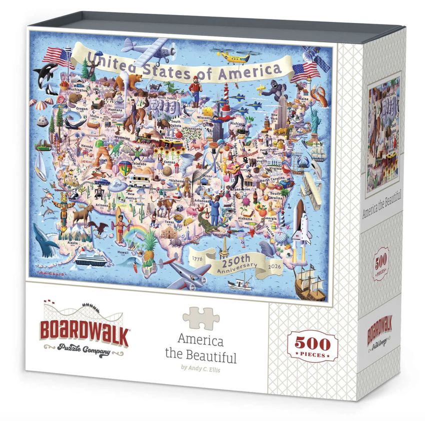 Giveaway America The Beautiful 250Th Anniversary Puzzle