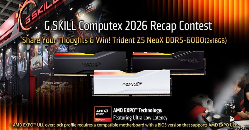 Gskill Computex 2026 Recap Giveaway Share Your Thoughts And Win