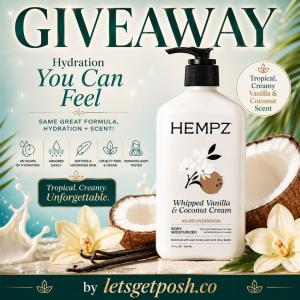 Hempz Whipped Vanilla Coconut Cream Giveaway