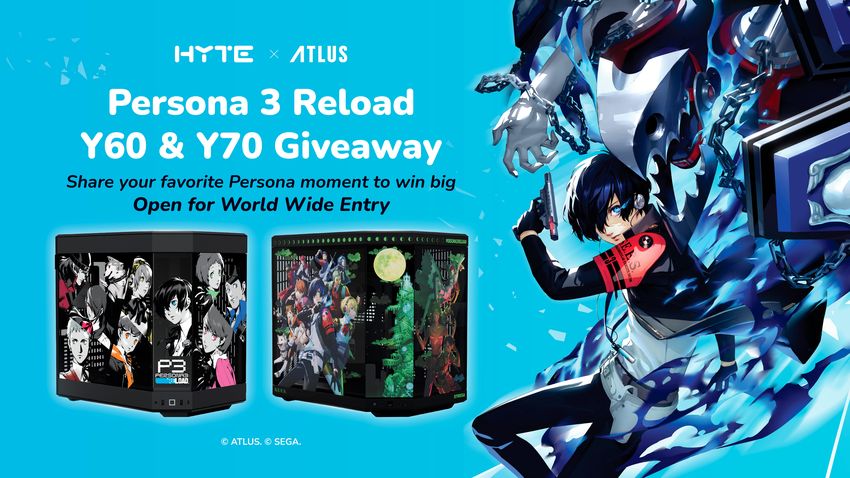Hyte Persona 3 Reload Y60 Y70 Case Giveaway