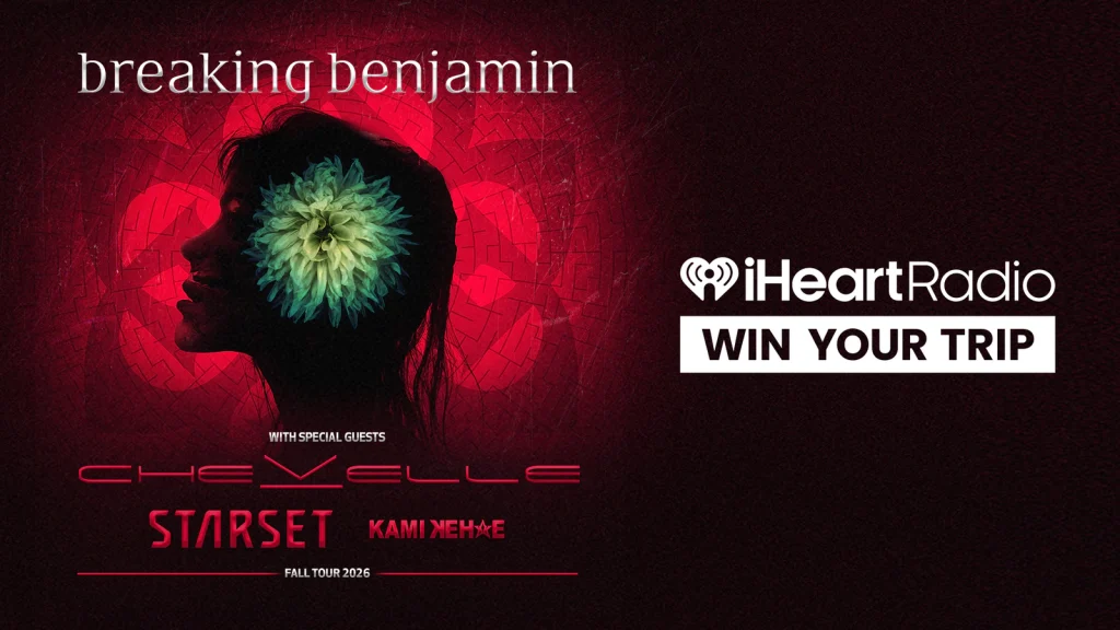 iHeartRadio Breaking Benjamin Concert Trip Sweepstakes 2026