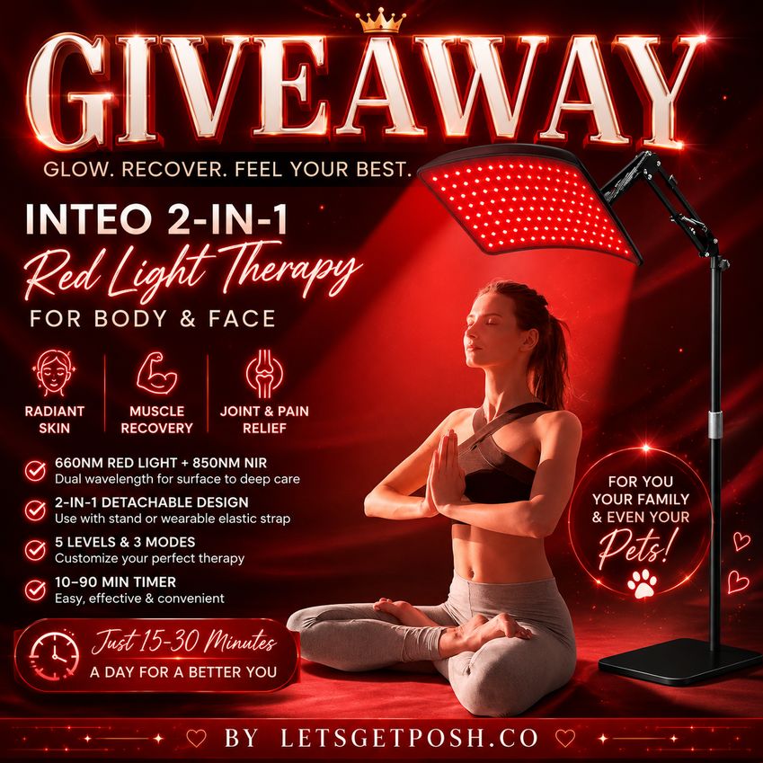 Inteo Red Light Therapy Giveaway