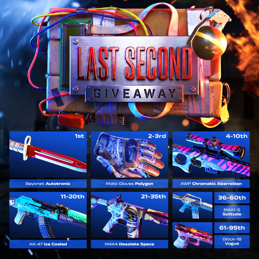 Last Second Giveaway
