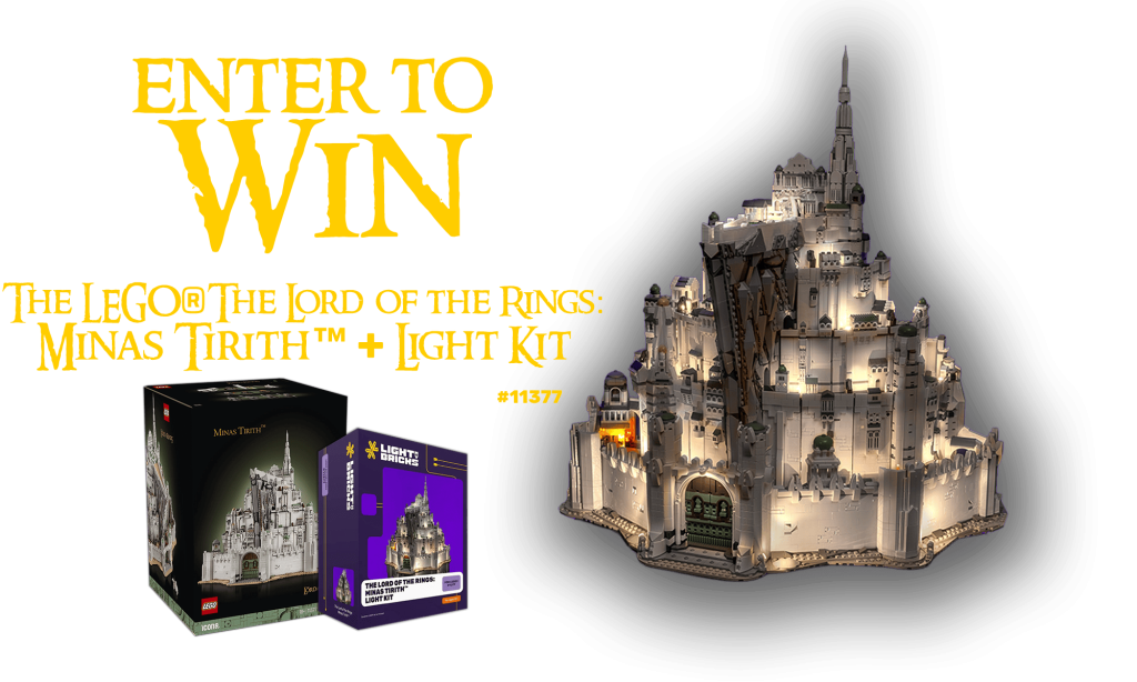 Light My Bricks LEGO Minas Tirith & Light Kit Giveaway 2026