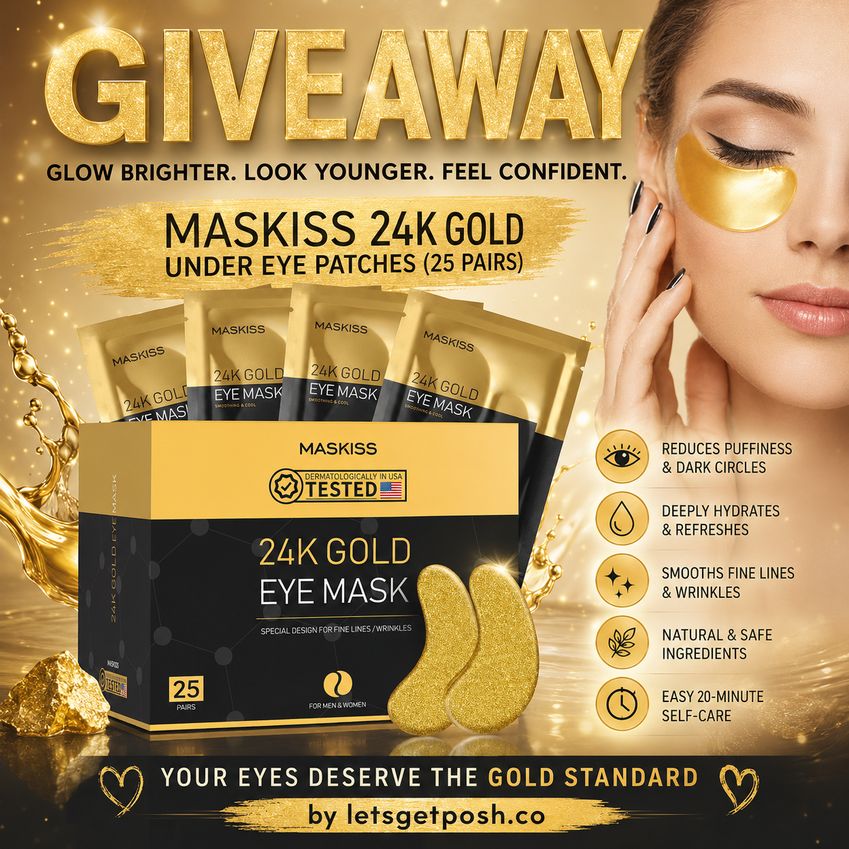 Maskiss 24K Gold Under Eye Patches Giveaway