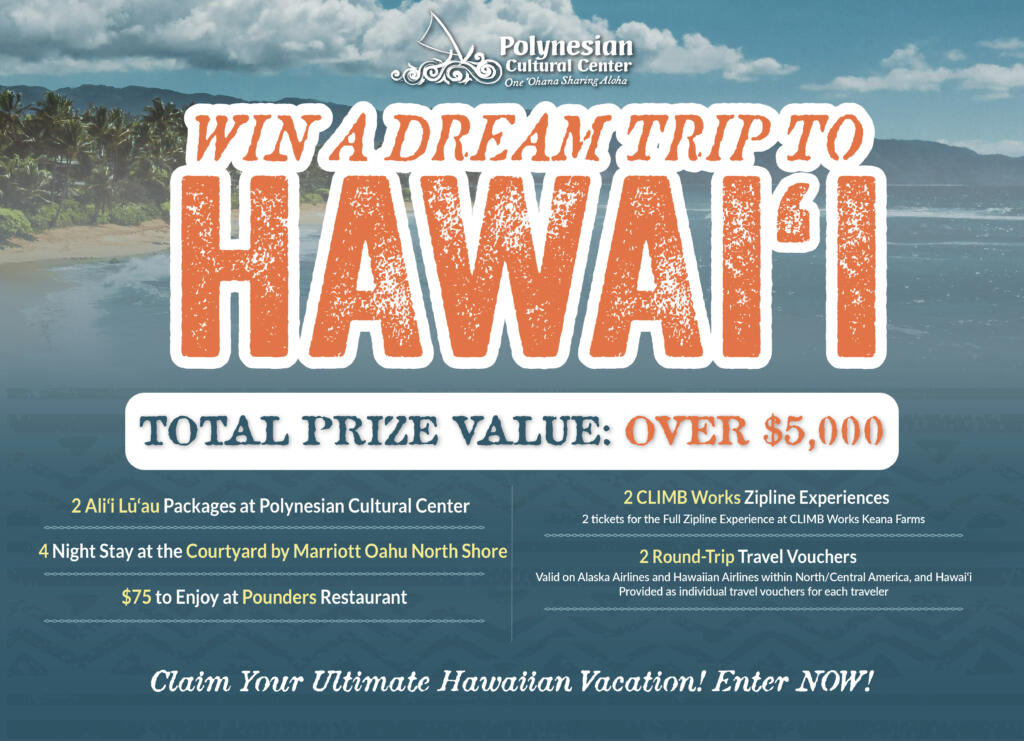 WIN A DREAM TRIP TO HAWAII