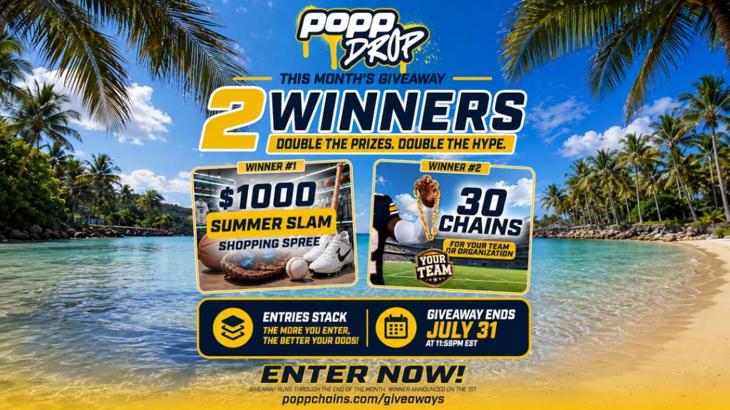 🔥 Popp Chains Monthly Giveaway🔥