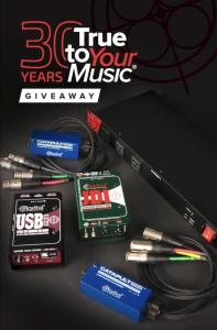 Radial Engineering #TrueToYourMusic30 Giveaway – Pro Live Edition