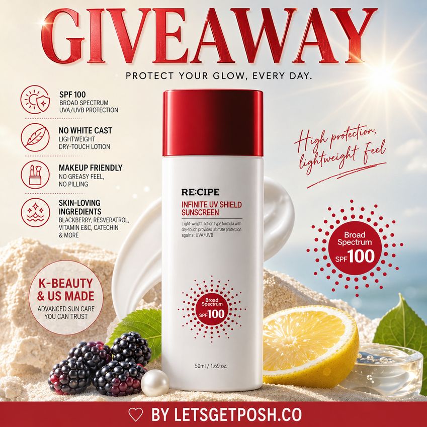 Re Cipe Spf 100 Sun Shield Giveaway