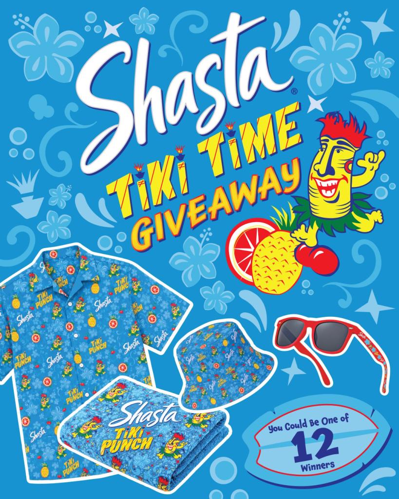 Shasta Tiki Time Giveaway 2026 – Win Tropical Prize Packs