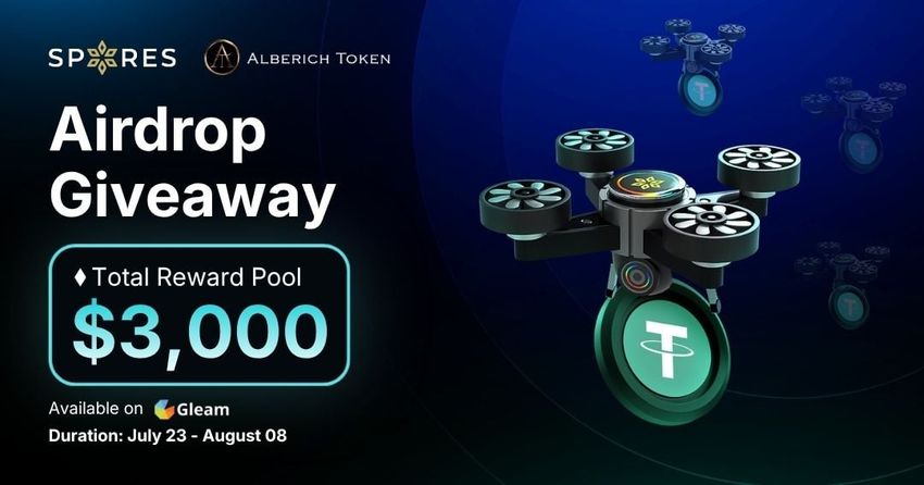 Spores X Alberich Token Airdrop Giveaway