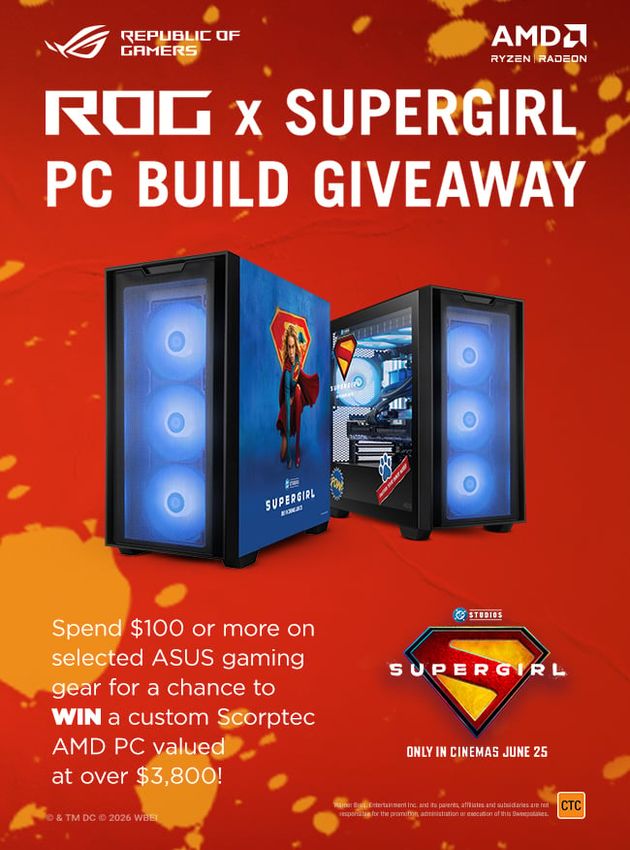 Supergirl Gaming Pc Giveaway