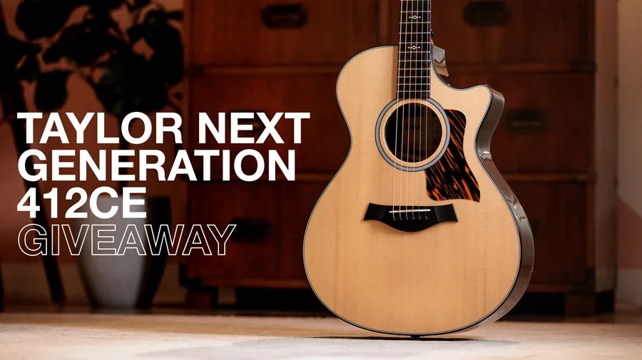 Taylor Next Generation 412ce Acoustic Guitar Giveaway