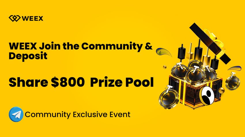 Weex Join The Community Deposit Share 800 Usdt Rewards