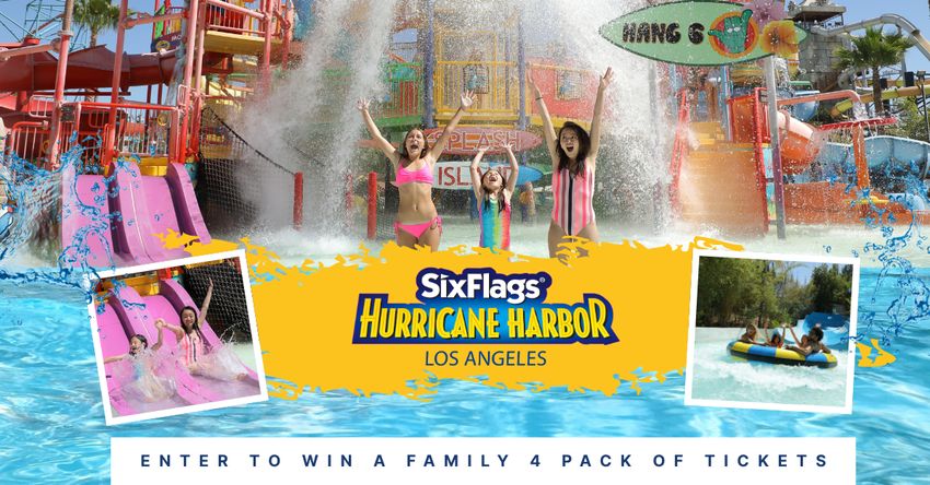Win 4 Tickets To Hurricane Harbor La