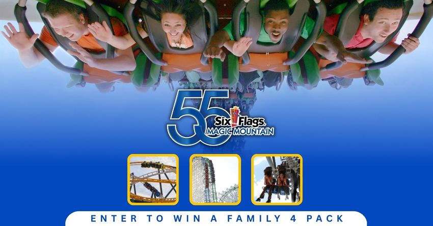 Win 4 Tickets To Six Flags Magic Mountain