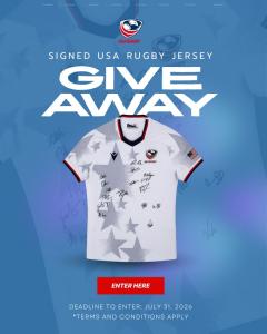 Win A Signed Mens Usa Rugby Nations Cup Jersey