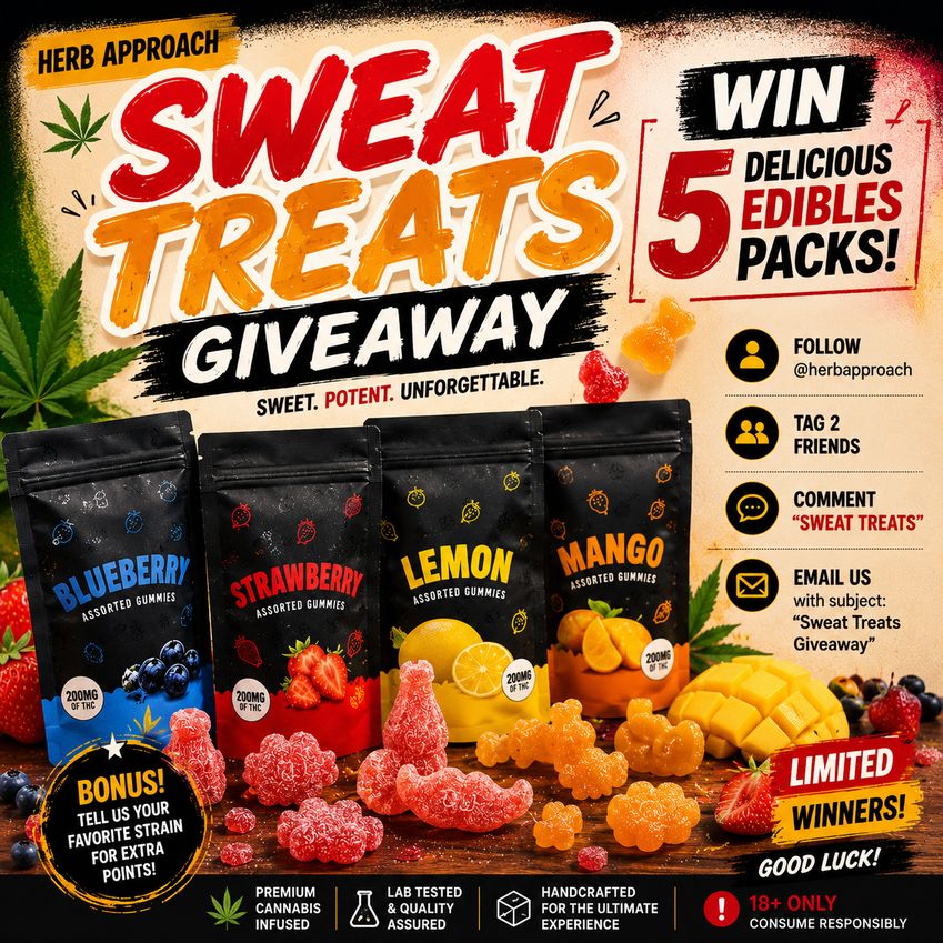 Win Herb Approach 710 Sweat Treats Giveaway