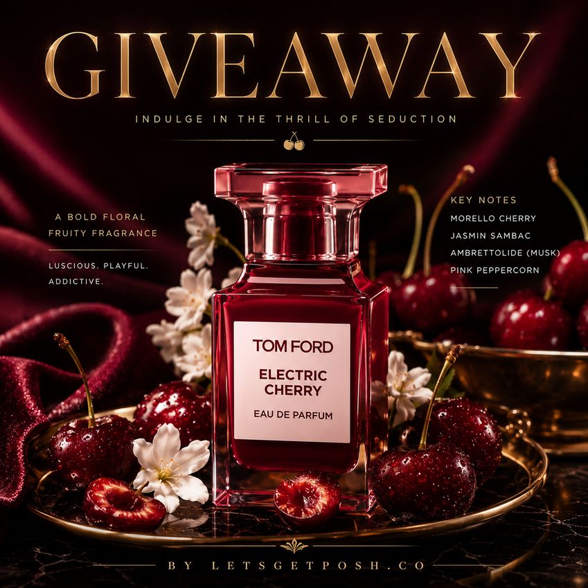 Win The Iconic Tom Ford Electric Cherry Eau De Parfum