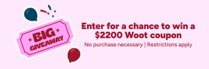 Woot!’s BIG Giveaway
