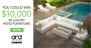 You Could Win 10 000 In Luxury Patio Furniture
