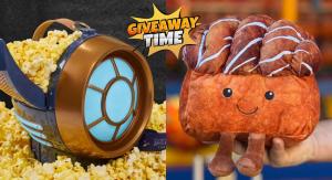 Your Choice New Popcorn Bucket Or Cinnamon Bread Plush