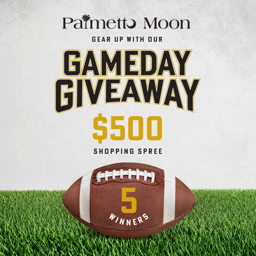 Palmetto Moon Gameday $2500 Gift Card Sweepstakes 2026