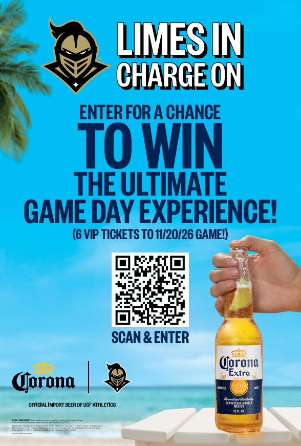 Corona x UCF Sweepstakes – Win VIP Tickets For 6 To The UCF Home Game In Orlando