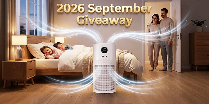 RKINⓇ September 2026 RKIN AH-14 PRO HEPA Air Purifier Giveaway