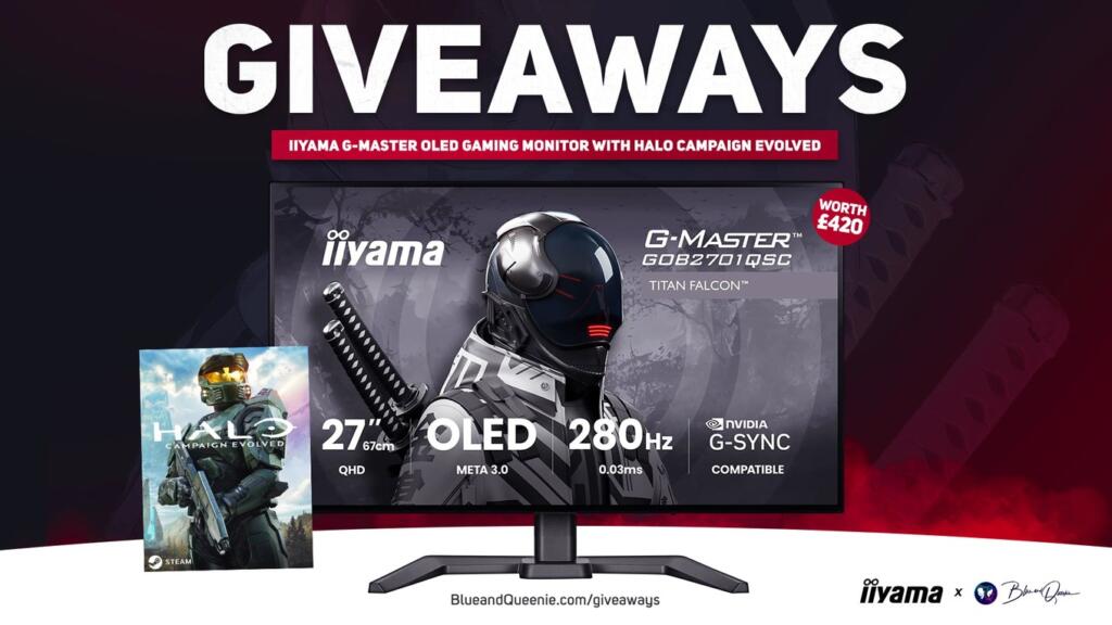 Iiyama Titan Falcon 27″ OLED Gaming Monitor With Halo Campaign Evolved