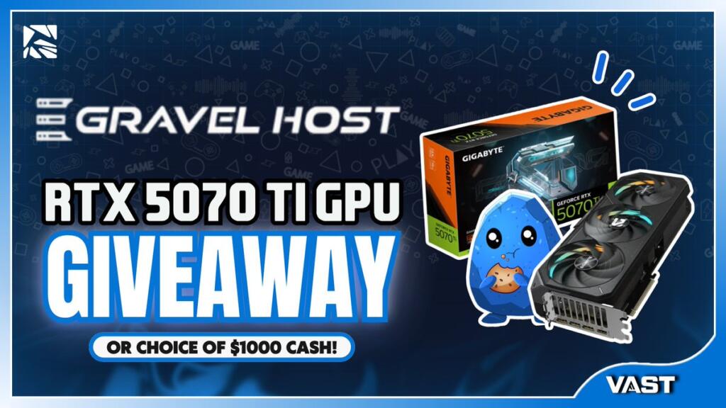 Gravel Host Gaming $1000 Cash Giveaway