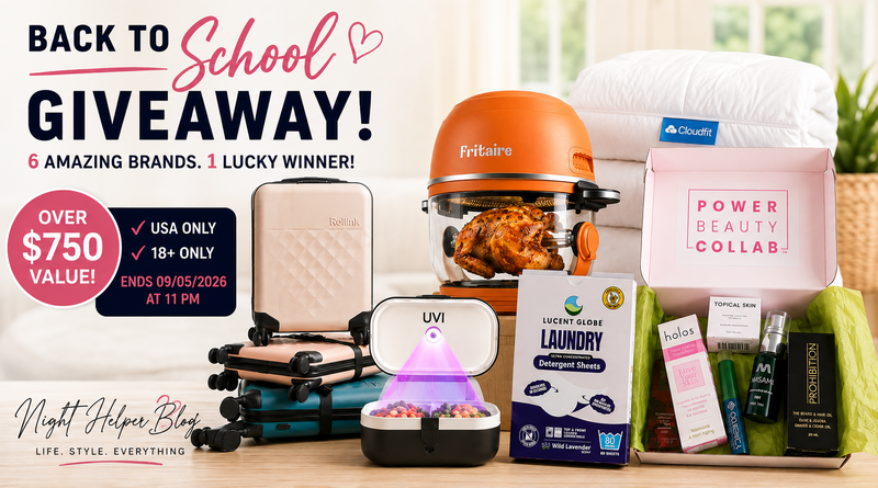Night Helper 2026 Back to School Bundle Giveaway – Win a $750 Prize