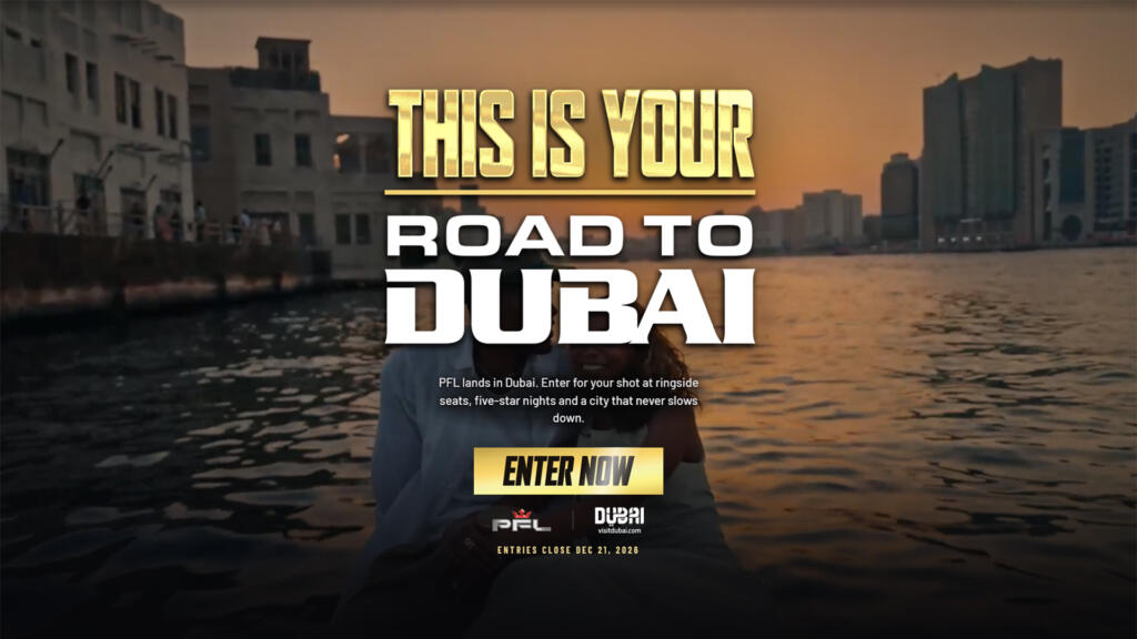 Professional Fighters League “Road to Dubai Sweepstakes”