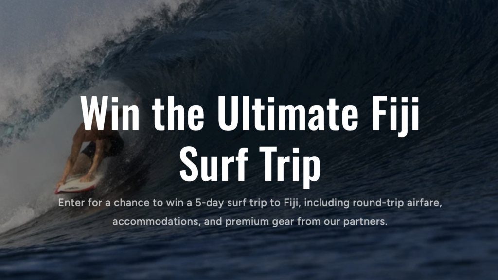 Win the Ultimate Fiji Surf Trip