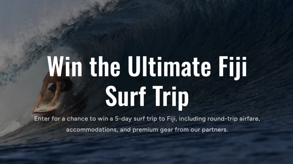 Win the Ultimate Fiji Surf Trip