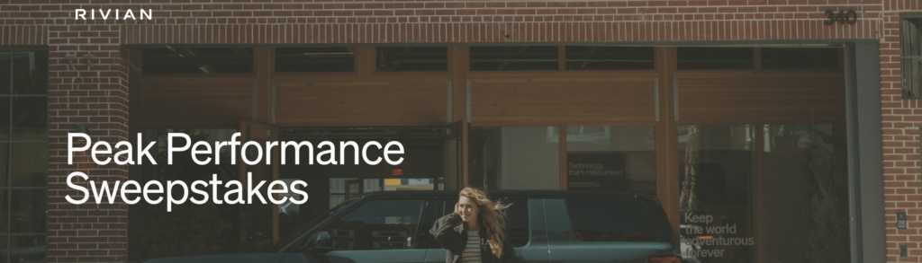 Peak Performance Sweepstakes