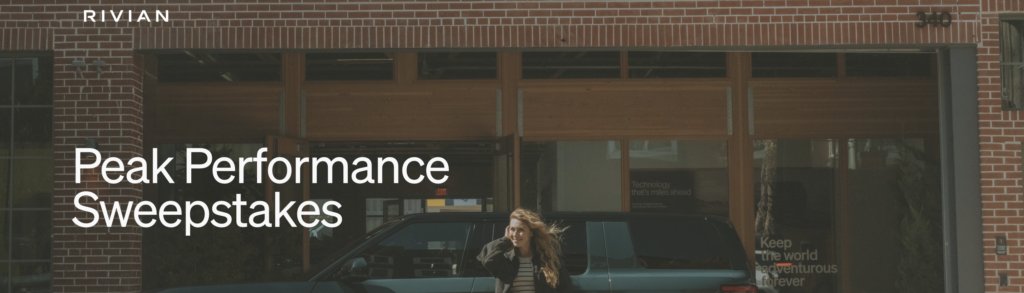 Peak Performance Sweepstakes
