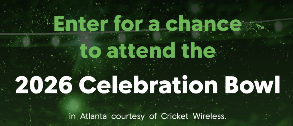 2026 Celebration Bowl Flyaway Sweepstakes Presented by Cricket